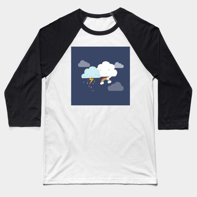 Get Well Soon Little Cloud Baseball T-Shirt by KathrinLegg